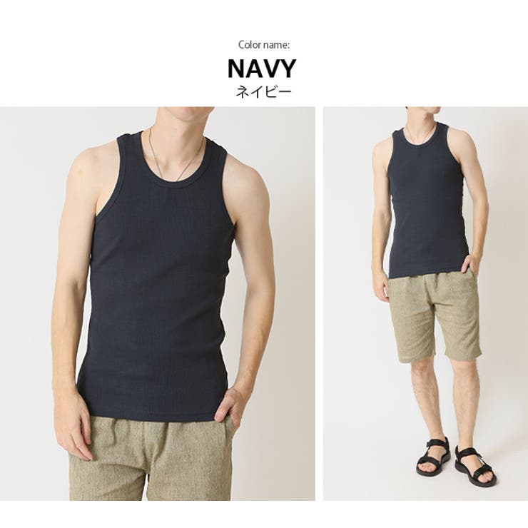 タンクトップ メンズ コットン | ARCADE | 詳細画像10 