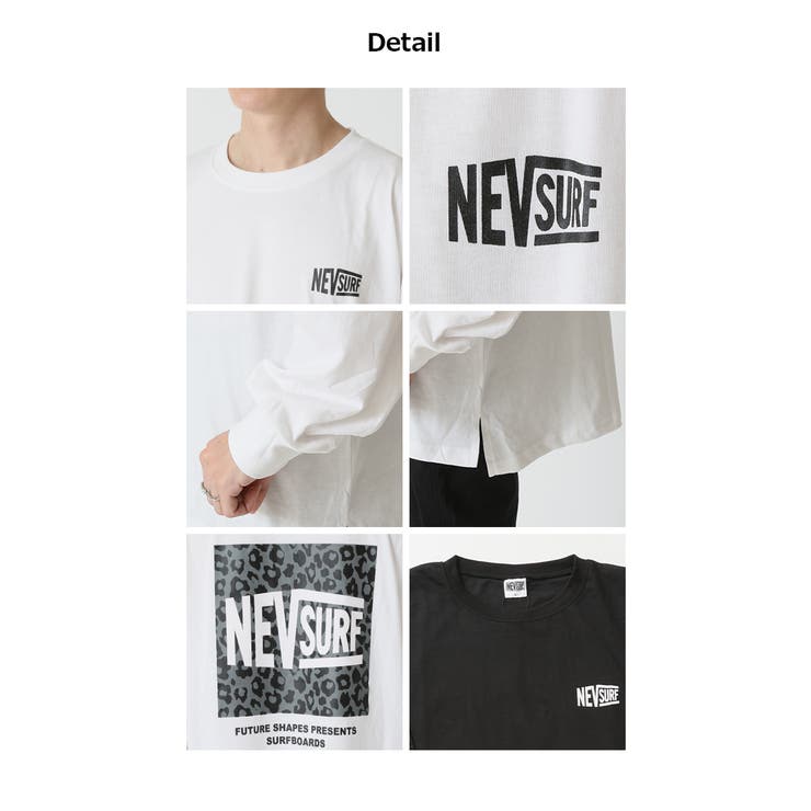NEVSURF オーバーサイズ 長袖Tシャツ | ARCADE | 詳細画像9 