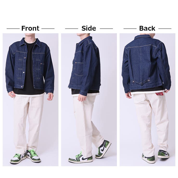 デニムジャケット Gジャン メンズ[品番：RQ000009556]｜ARCADE