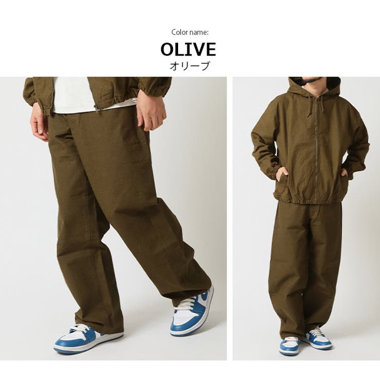 ダックパンツ メンズ ワークパンツ コットン ワイドパンツ | ARCADE | 詳細画像11 