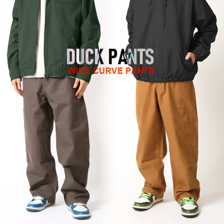 ダックパンツ メンズ ワークパンツ コットン ワイドパンツ | ARCADE | 詳細画像4 
