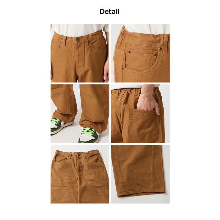 ダックパンツ メンズ ワークパンツ コットン ワイドパンツ | ARCADE | 詳細画像9 