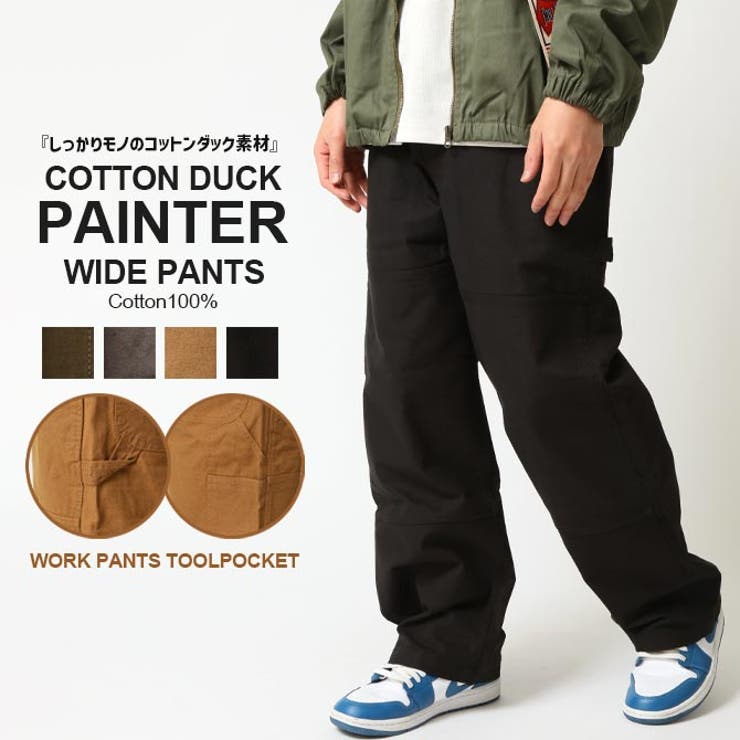 ワイドダックパンツ メンズ ペインターパンツ | ARCADE | 詳細画像2 