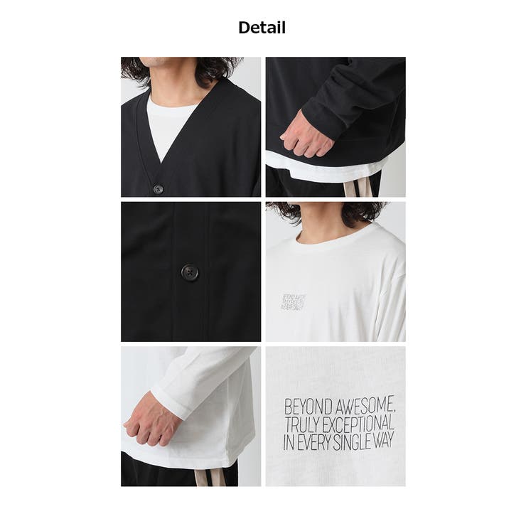 カーディガン メンズ 長袖Tシャツ | ARCADE | 詳細画像8 