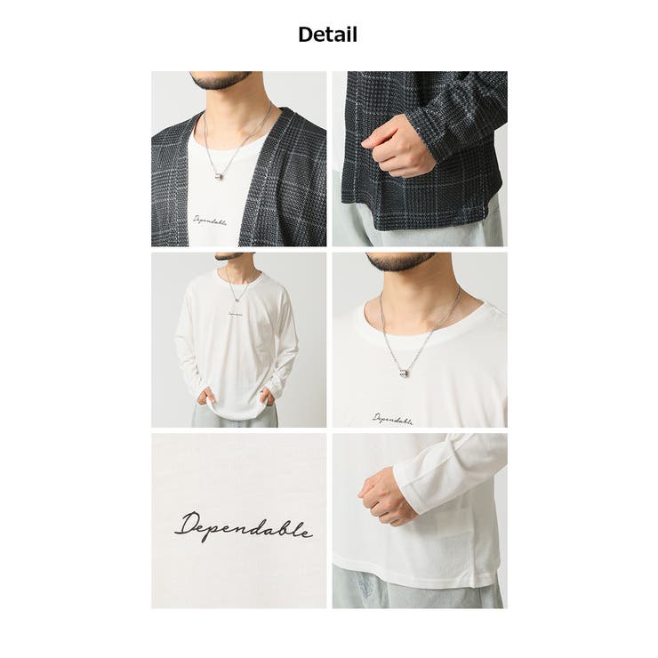 着流しカーディガン メンズ 長袖Tシャツ | ARCADE | 詳細画像9 
