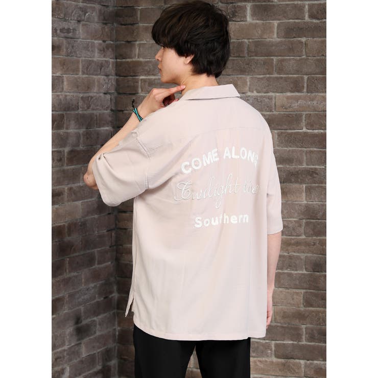 OLYMPIAN ボーリングシャツ　60s70s USA製 開襟　Mメンズ VINTAGE - OLYMPIAN ボーリングシャツ 60s70s USA製 開襟 M