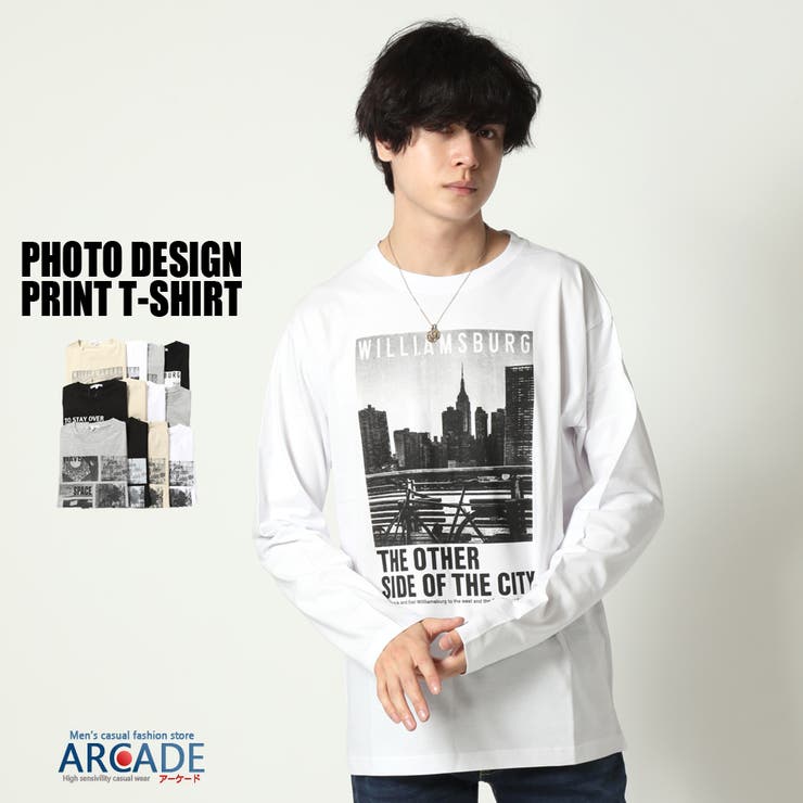 フォトデザイン Tシャツ メンズ | ARCADE | 詳細画像1 