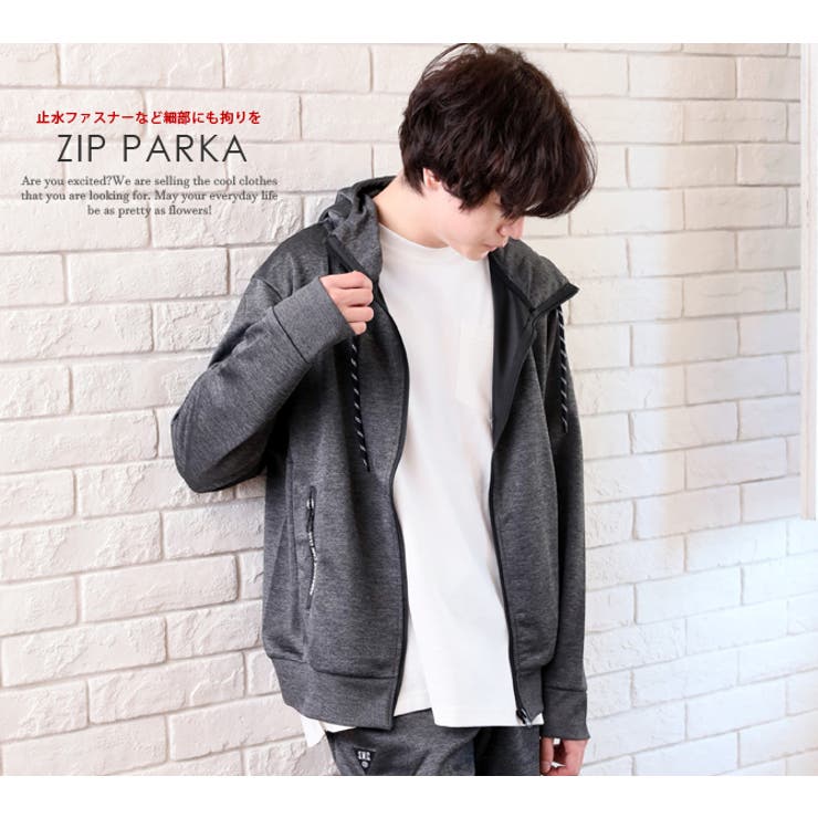 Drawer♡ジッパーパーカー SEQUENZ（シークエンズ）】sqnz washed wappen zip p/k