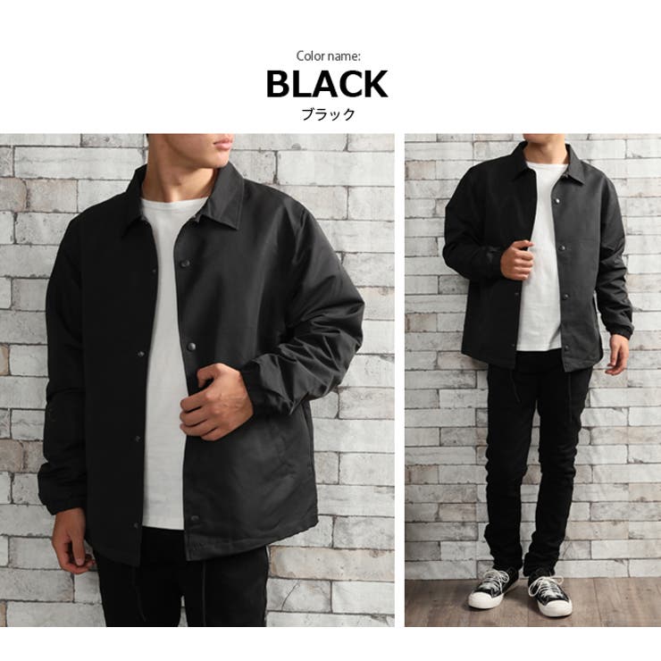 コーチジャケット メンズ ビッグシルエット[品番:RQ000003256 コーチジャケット メンズ ビッグシルエット[品番:RQ000003256