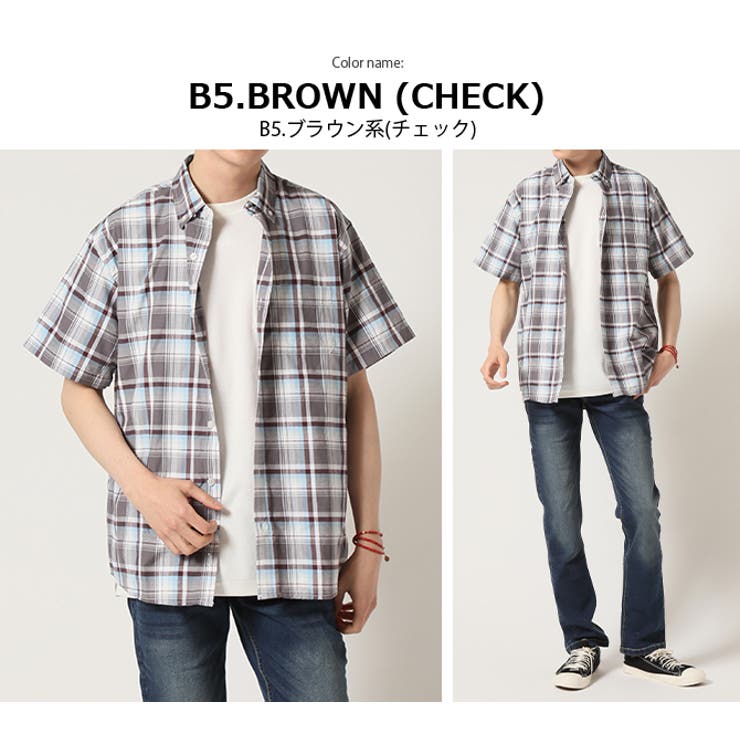 Y's for men 半袖チェックシャツ タータンチェックシャツ（半袖）（7222202）｜西脇シリーズ