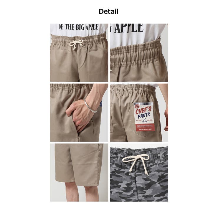 ショートパンツ メンズ ハーフパンツ[品番：RQ000003742