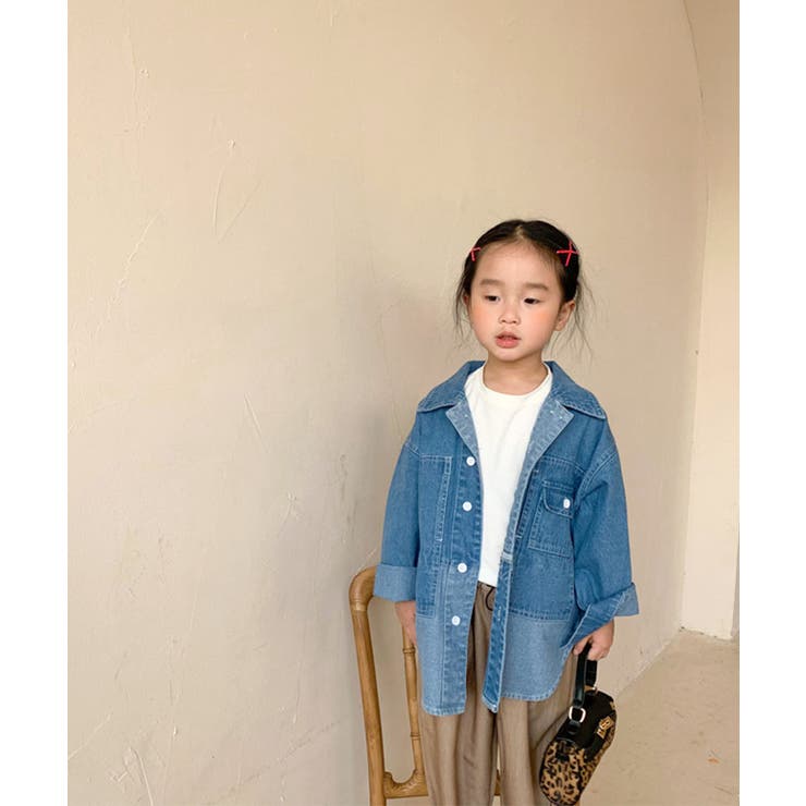 デニムシャツキッズファッション韓国子供服 春夏 KIDS