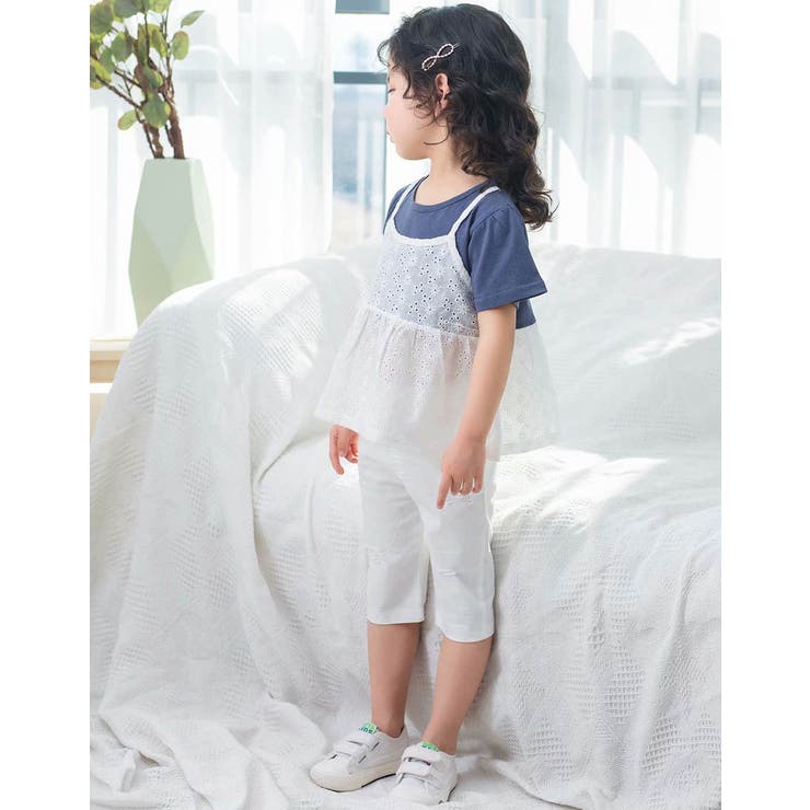 キッズファッション通販 KIDS キャミソールレイヤードトップス キッズファッション通販 KIDS キャミソールレイヤードトップス