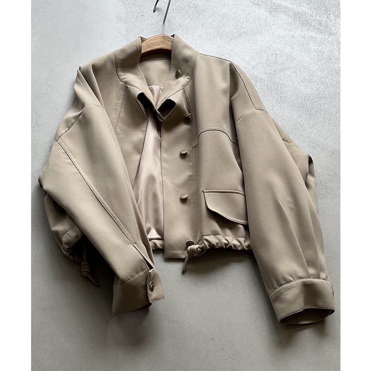 ベージュ | Stand Collar Short | ARGO TOKYO