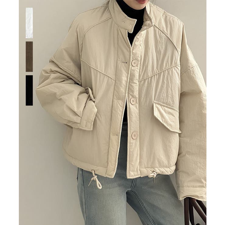 アイボリー | Short Padded Blouson 21126  | ARGO TOKYO