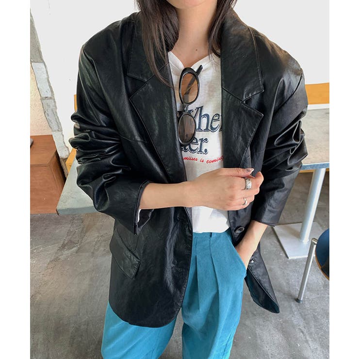 Leather Blazer Jacket | ARGO TOKYO | 詳細画像5 
