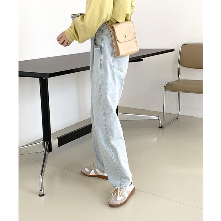 ボーイフレンドハイウエストタックデニム お尻カーバー パンツ | ARGO TOKYO | 詳細画像12 