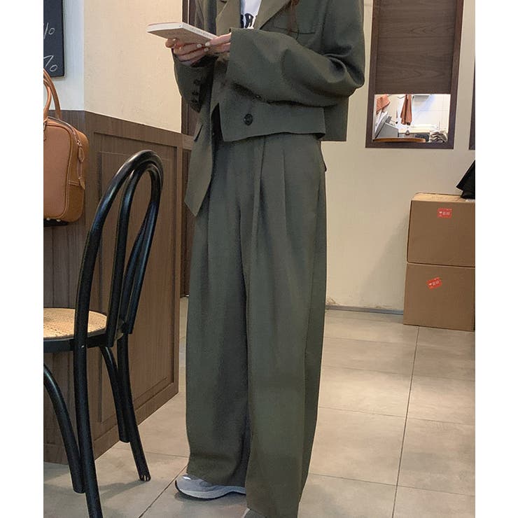 Tuck Wide Pants(Back | ARGO TOKYO | 詳細画像7 