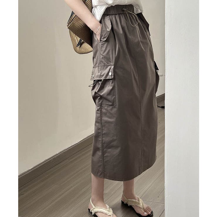 ベージュ】Easy Cargo Skirt[品番：ARGW0005257]｜ARGO TOKYO（アルゴ
