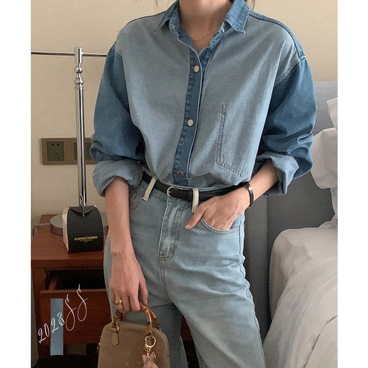 Switching Denim Shirt | ARGO TOKYO | 詳細画像1 