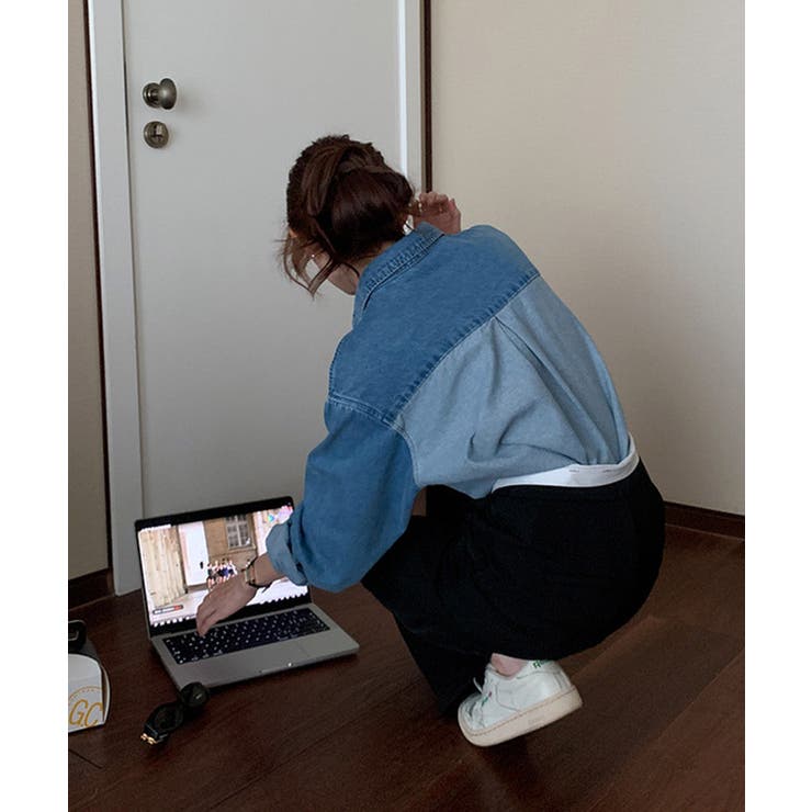 Switching Denim Shirt | ARGO TOKYO | 詳細画像13 