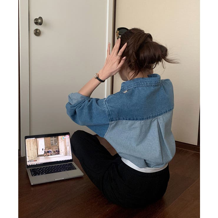 Switching Denim Shirt | ARGO TOKYO | 詳細画像14 