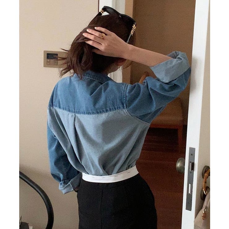 Switching Denim Shirt | ARGO TOKYO | 詳細画像15 
