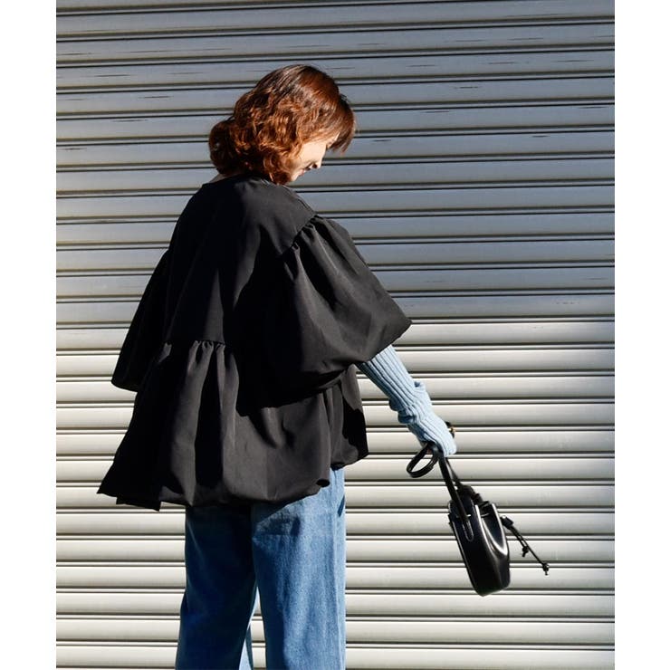 ブラック | Puff Sleeve Flear | ARGO TOKYO