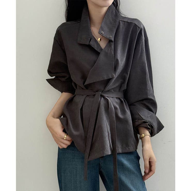 Velvety Stand Collar | ARGO TOKYO | 詳細画像7 