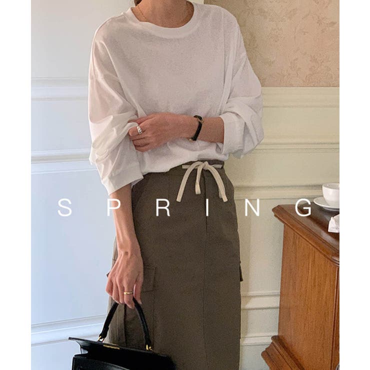 スプリングカラーロングスリーブカラートップス 24065 コットンロンT | ARGO TOKYO | 詳細画像2 