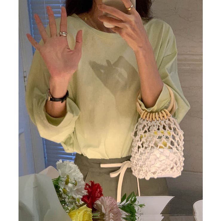 スプリングカラーロングスリーブカラートップス 24065 コットンロンT | ARGO TOKYO | 詳細画像15 