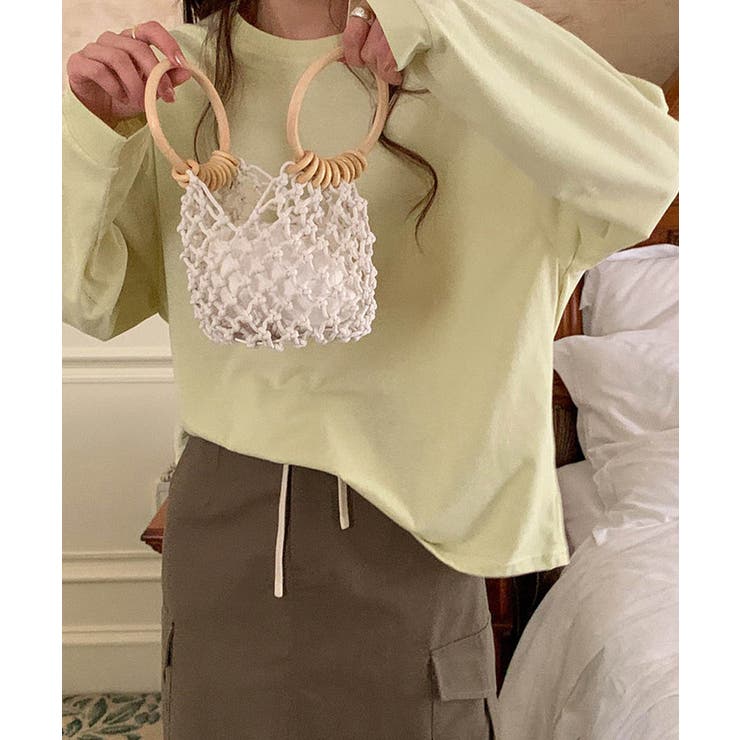 スプリングカラーロングスリーブカラートップス 24065 コットンロンT | ARGO TOKYO | 詳細画像16 