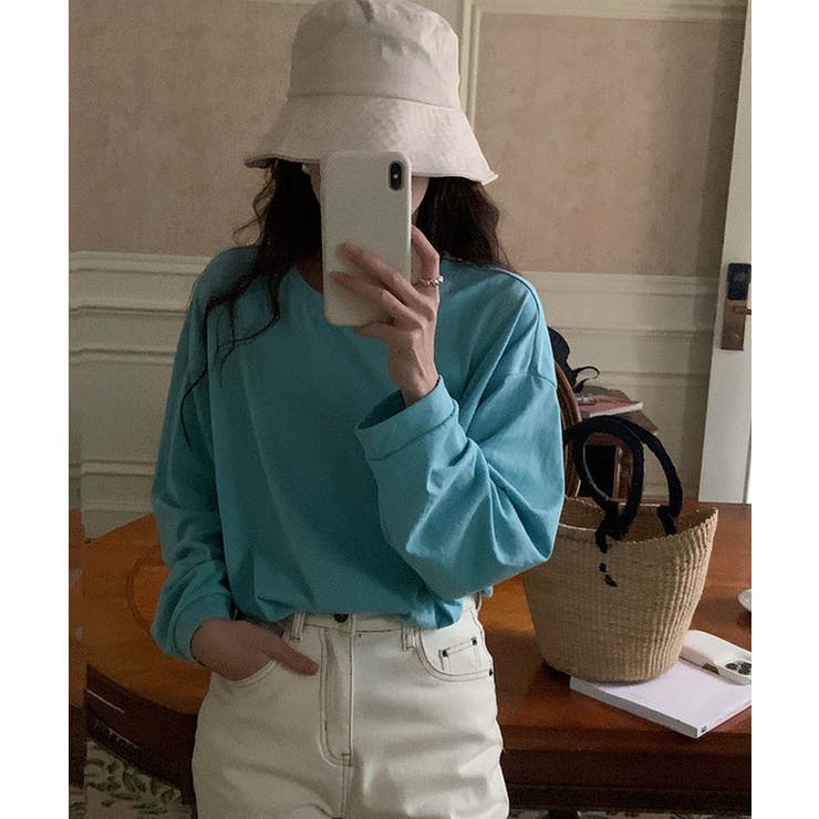 スプリングカラーロングスリーブカラートップス 24065 コットンロンT | ARGO TOKYO | 詳細画像25 