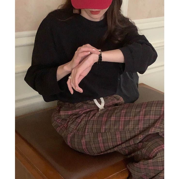 スプリングカラーロングスリーブカラートップス 24065 コットンロンT | ARGO TOKYO | 詳細画像28 