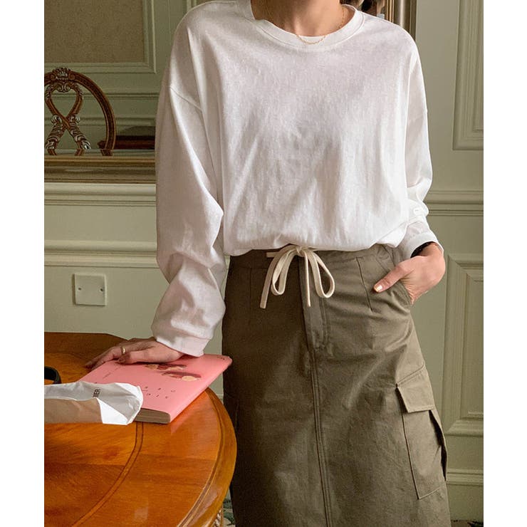 スプリングカラーロングスリーブカラートップス 24065 コットンロンT | ARGO TOKYO | 詳細画像4 