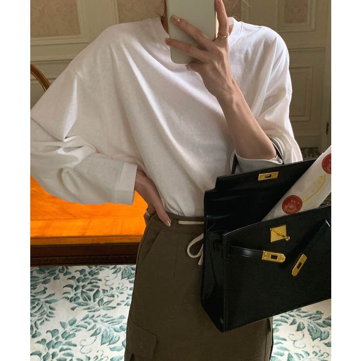 スプリングカラーロングスリーブカラートップス 24065 コットンロンT | ARGO TOKYO | 詳細画像6 