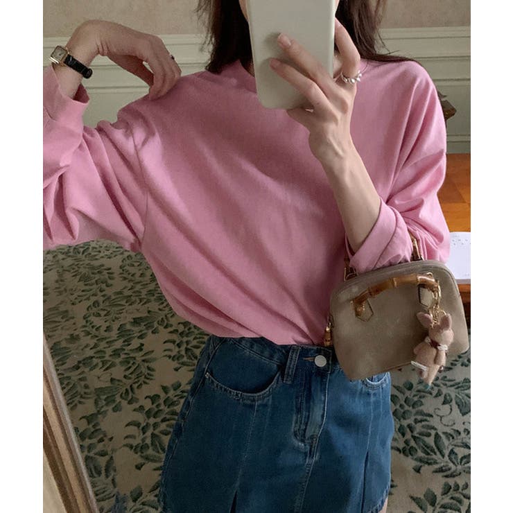 スプリングカラーロングスリーブカラートップス 24065 コットンロンT | ARGO TOKYO | 詳細画像7 