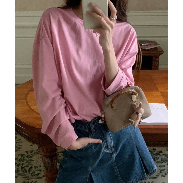 スプリングカラーロングスリーブカラートップス 24065 コットンロンT | ARGO TOKYO | 詳細画像8 