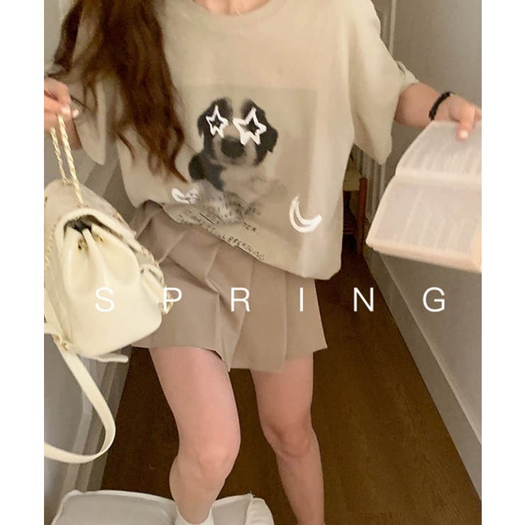 ワンちゃんプリントコットンTシャツ 24066 プリントTシャツ | ARGO TOKYO | 詳細画像2 