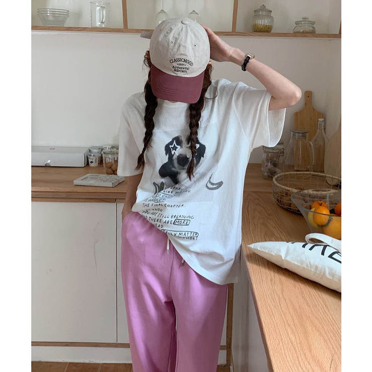 ワンちゃんプリントコットンTシャツ 24066 プリントTシャツ | ARGO TOKYO | 詳細画像14 