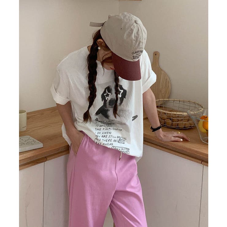 ワンちゃんプリントコットンTシャツ 24066 プリントTシャツ | ARGO TOKYO | 詳細画像15 