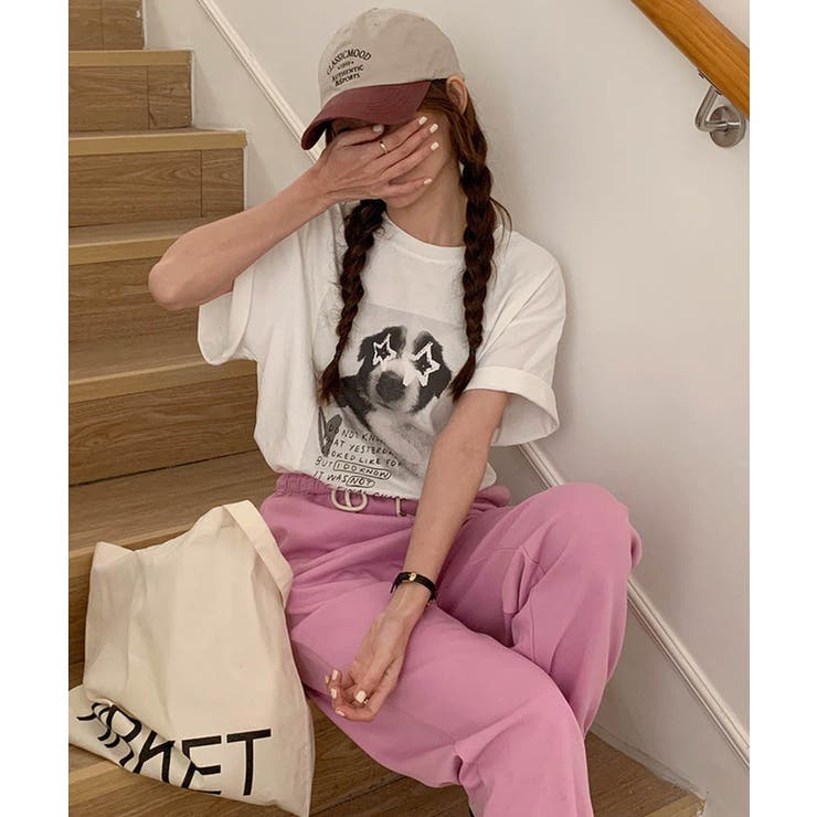 ワンちゃんプリントコットンTシャツ 24066 プリントTシャツ | ARGO TOKYO | 詳細画像25 