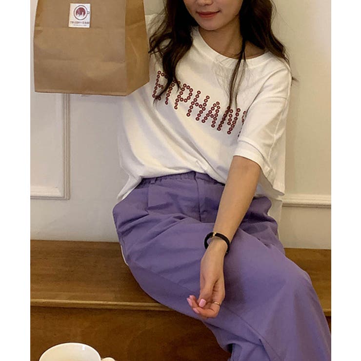 LOGOプリントコットンTシャツ 24067 ロゴTシャツ | ARGO TOKYO | 詳細画像3 