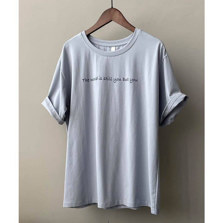 ブルー | Crew neck Logo | ARGO TOKYO