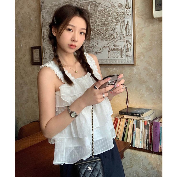 レイヤードギャザーティアードトップス 24088 ギャザートップス | ARGO TOKYO | 詳細画像3 