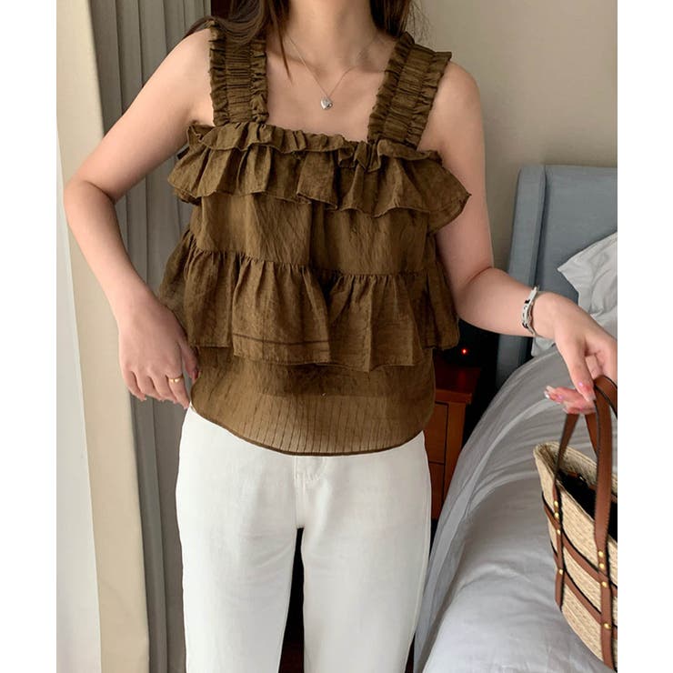 レイヤードギャザーティアードトップス 24088 ギャザートップス | ARGO TOKYO | 詳細画像23 