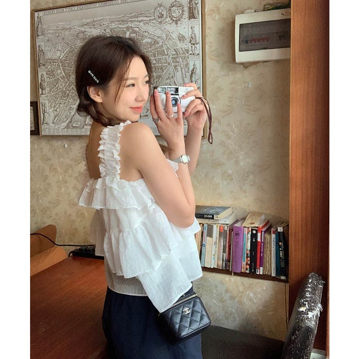 レイヤードギャザーティアードトップス 24088 ギャザートップス | ARGO TOKYO | 詳細画像5 