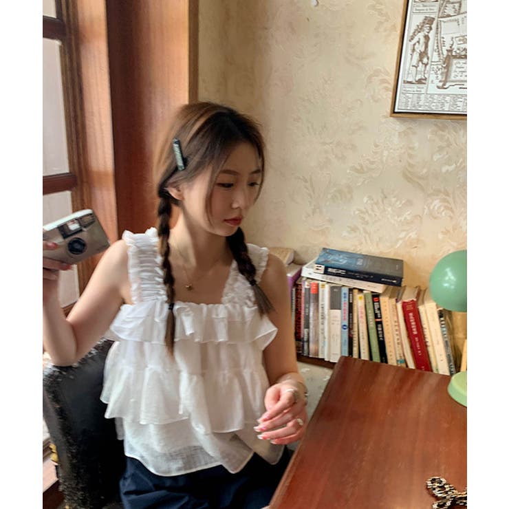 レイヤードギャザーティアードトップス 24088 ギャザートップス | ARGO TOKYO | 詳細画像10 