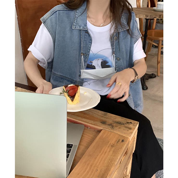 デニムオーバーベスト 24095 デニムベスト | ARGO TOKYO | 詳細画像13 