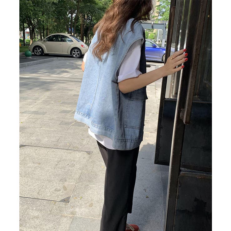 デニムオーバーベスト 24095 デニムベスト | ARGO TOKYO | 詳細画像14 